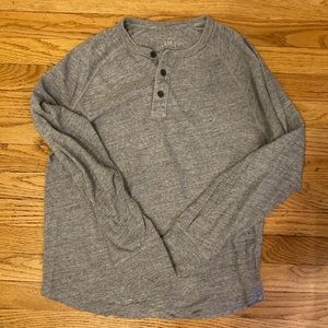Gap Men’s Small Grey Casual Henley Shirt